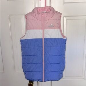 Puma Light Pink Puffer Vest